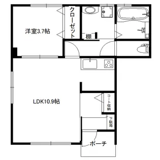 プレミアムコート【1階】の間取り