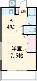 トミタハイツ【1階】の間取り
