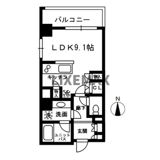 レジディア中落合C棟【2階】の間取り