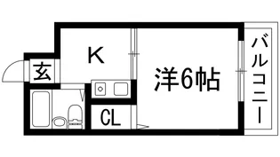 シティハイツ槻木【7階】の間取り