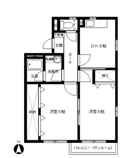 グラン・シャリオ【3階】の間取り