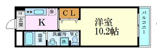 リジエール舟入南【2階】の間取り