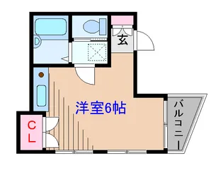 神奈川県横浜市港北区箕輪町2【アパート】の間取り