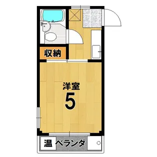 二軒茶屋マンション【3階】の間取り