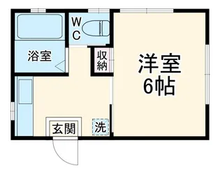 ヒルハウスブルー【2階】の間取り