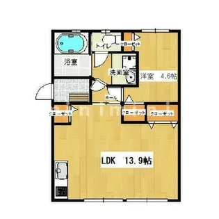 熊本県熊本市東区渡鹿8【マンション】の間取り