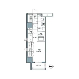 東京都中野区東中野1【マンション】の間取り