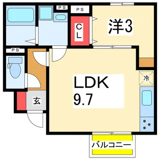 ビエンナ【1階】の間取り