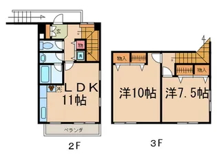 フォレストコ-トヤマグチの間取り