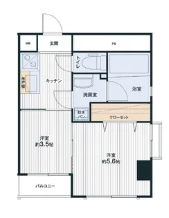 ハイライフ桜台【3階】の間取り