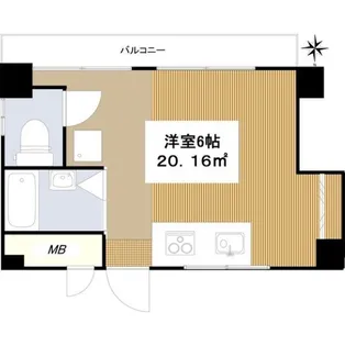 ハイツ北川【1階】の間取り
