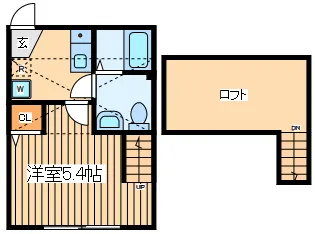 ティナ小田急相模原2【2階】の間取り