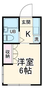 エンゼル西生田A【2階】の間取り