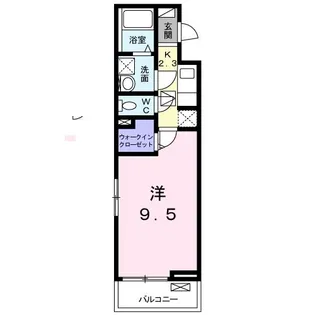 スカイスペースI【1階】の間取り