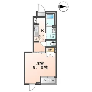 ウィングコートA【1階】の間取り