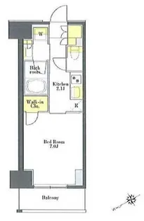 プライムメゾン浅草橋【7階】の間取り