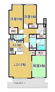 ジェネラスマンション桜町【12階】の間取り