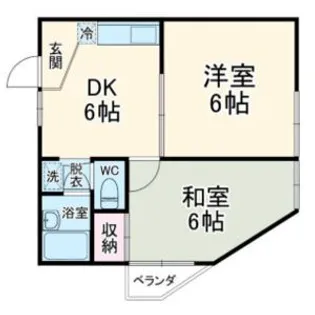 タウン西野【3階】の間取り