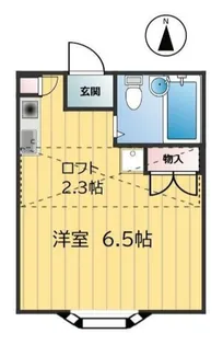 シエナ【1】【2階】の間取り