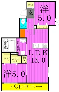 I’ami de Lion【2階】の間取り