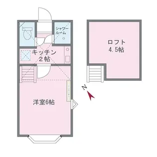 ヴァンテアン清瀬【1階】の間取り