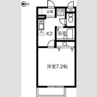 愛知県稲沢市小池3【一戸建】の間取り