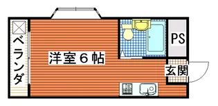 バース近江堂【4階】の間取り