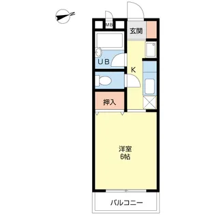 ドエル成田【2階】の間取り