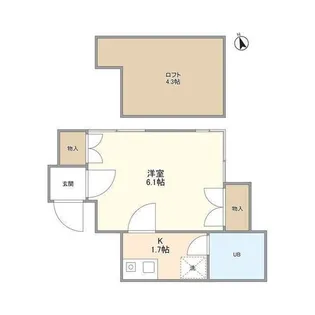 カーサ川口【2階】の間取り