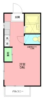 カフー茅ヶ崎【1階】の間取り