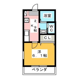 グローリア・ハイム【3階】の間取り