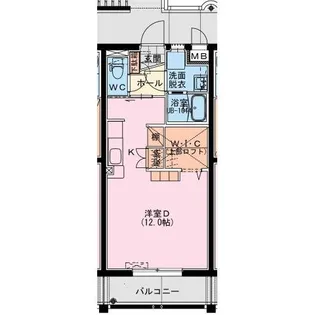 MARINE ROAD【3階】の間取り