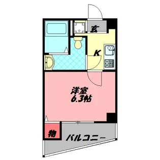 フルグランテ馬場町【7階】の間取り