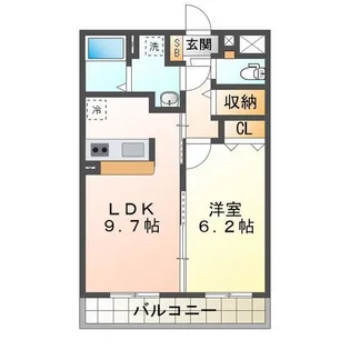 リオンドール栄町【3階】の間取り