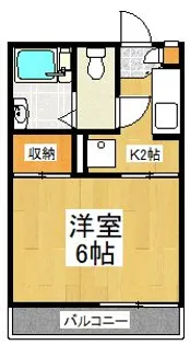 シャトル森野【2階】の間取り