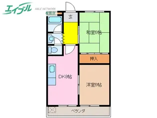 林ビル【2階】の間取り