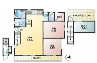 東京都豊島区高田2【アパート】の間取り