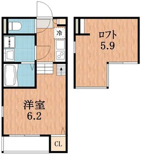 大阪府大阪市住吉区墨江3【アパート】の間取り