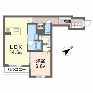 Amylums鷹匠II【3階】の間取り