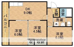 柳田マンション【3階】の間取り