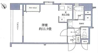 ラヴェンナ人形町【5階】の間取り