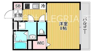 大阪府大阪市東成区中本5【マンション】の間取り
