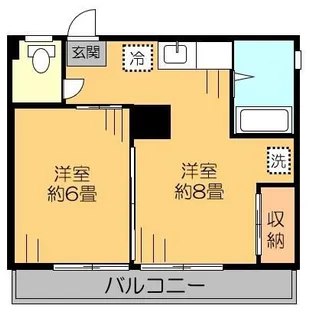 メゾン神谷【2階】の間取り