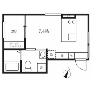 東京都台東区日本堤1【マンション】の間取り