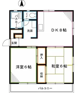 東京都杉並区上荻2【マンション】の間取り