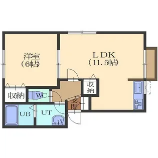 オークヒルズ杉並【1階】の間取り
