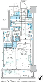 東京都世田谷区下馬2【マンション】の間取り