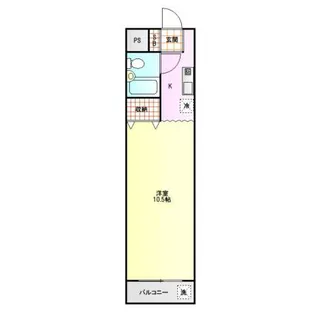 コープオリンピアIII【4階】の間取り