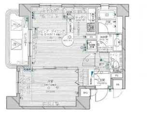 東京都台東区浅草橋5【マンション】の間取り
