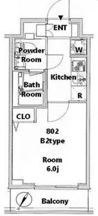 グロース西横浜【3階】の間取り